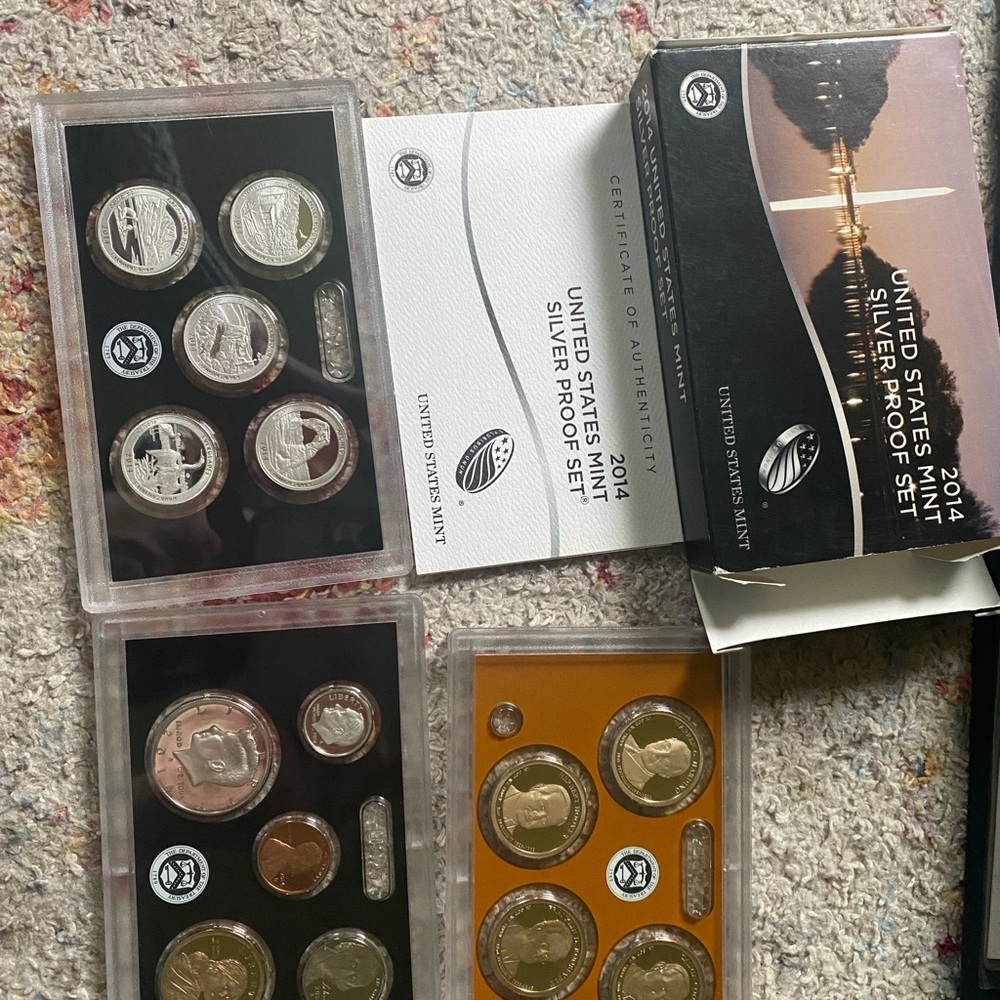 United States Mint Silver Proof Coin Set